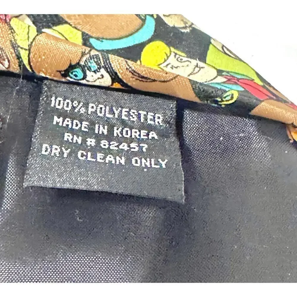 Vintage Cartoon Network Scooby-Doo Mens Tie Scooby Velma Shaggy Daphne Fred 57